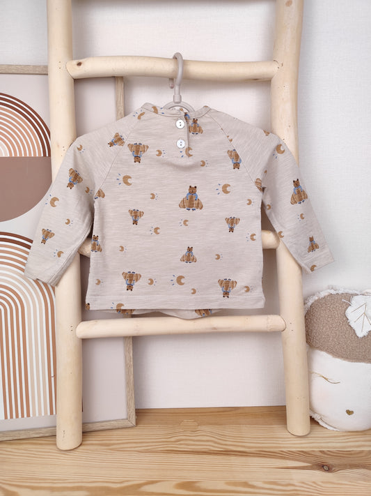 Monsieur Mini - Langarmshirt - Größe 68/74
