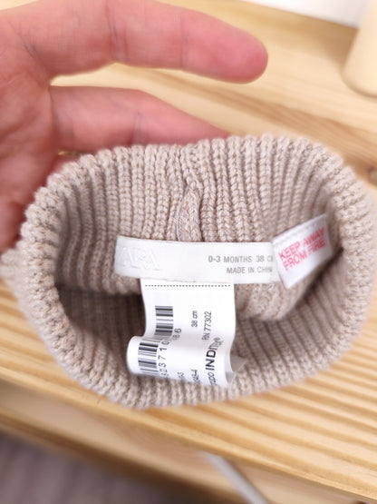 Zara - Mütze - Strick - Größe 0-3 Monate