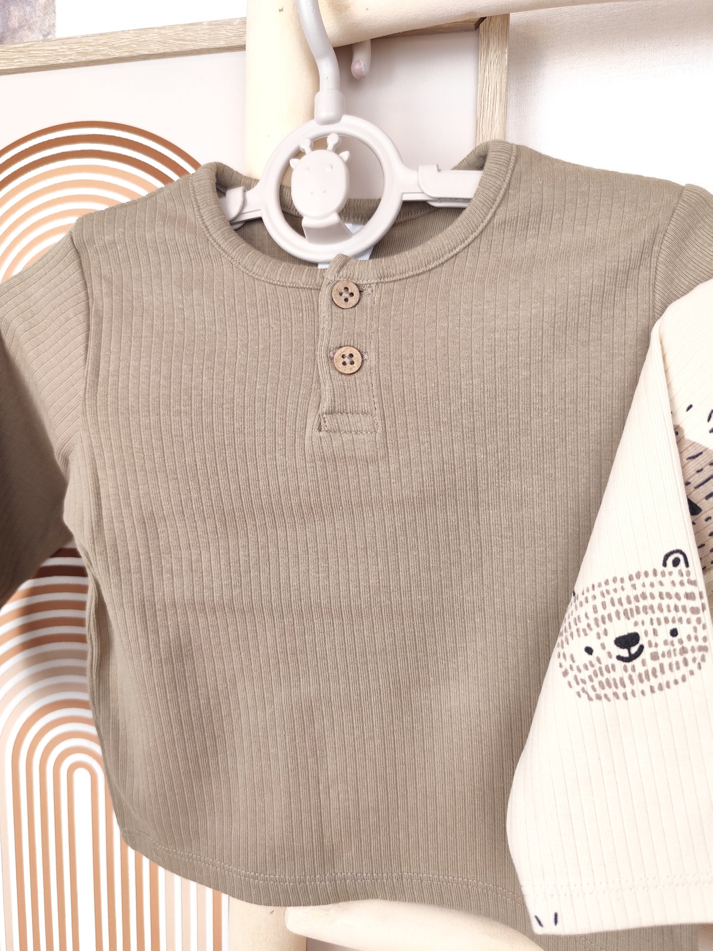 Topomini - 2 Langarmshirts - Größe 62/68