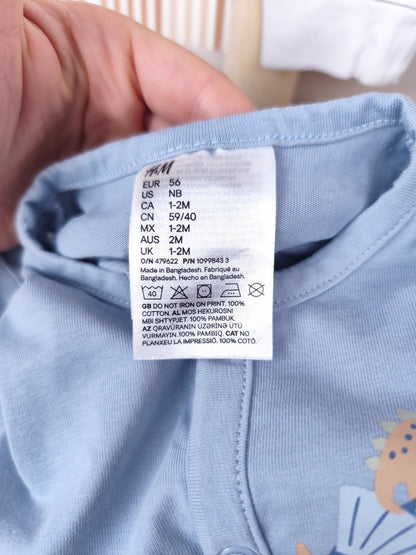 H&M - 2 Schlafanzüge - Größe 56