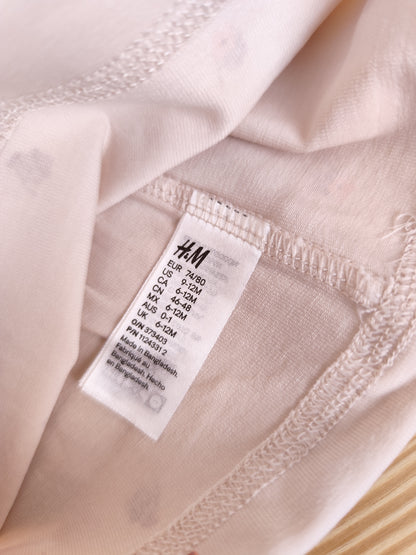 H&M - Mütze Blumen - Größe 74/80