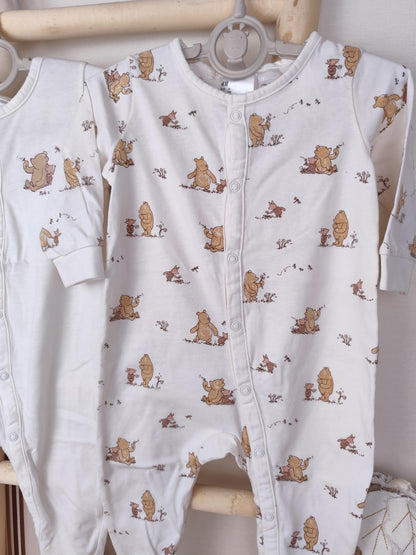 H&M - 2 Schlafanzüge - Winnie Puuh - Größe 74