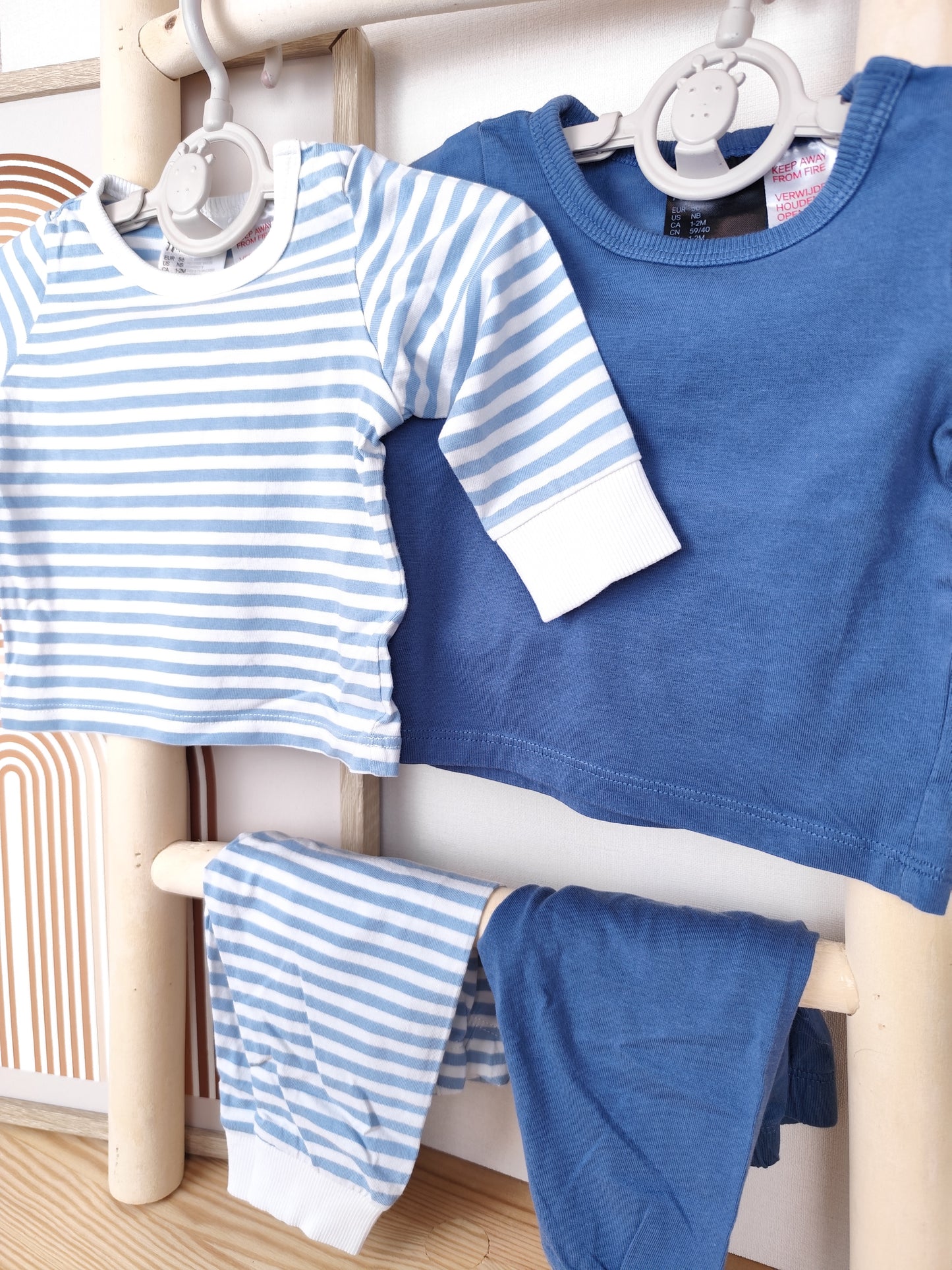 H&M - 2 zweiteilige Schlafanzüge - Größe 56