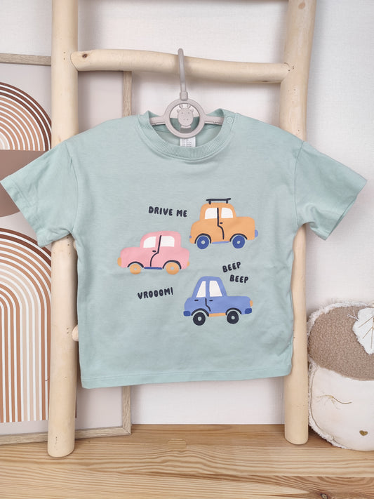 H&M - T-Shirt - Autos - Größe 92