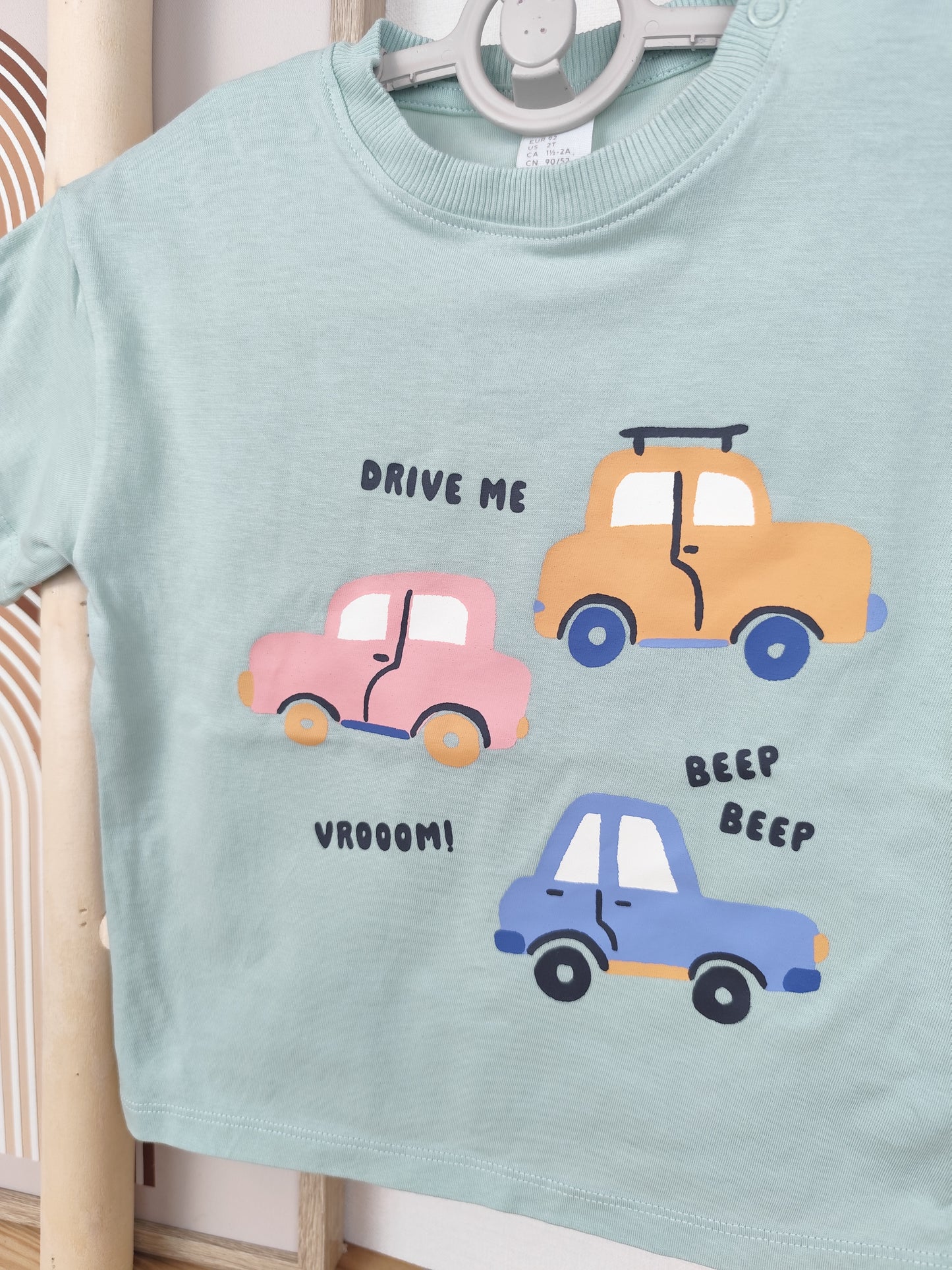 H&M - T-Shirt - Autos - Größe 92