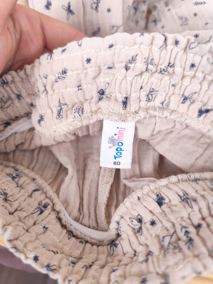 Topomini - Hose - Musselin - Größe 80