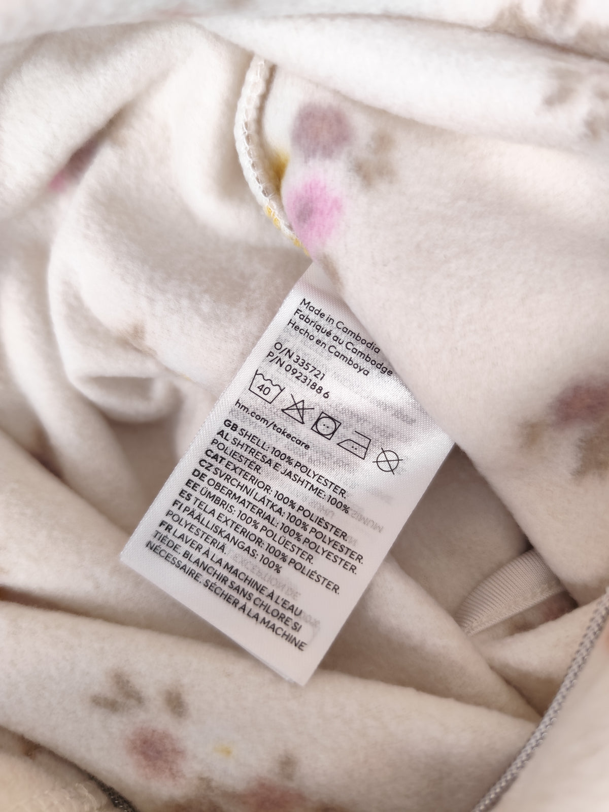 H&M - Fleecejacke - Größe 74