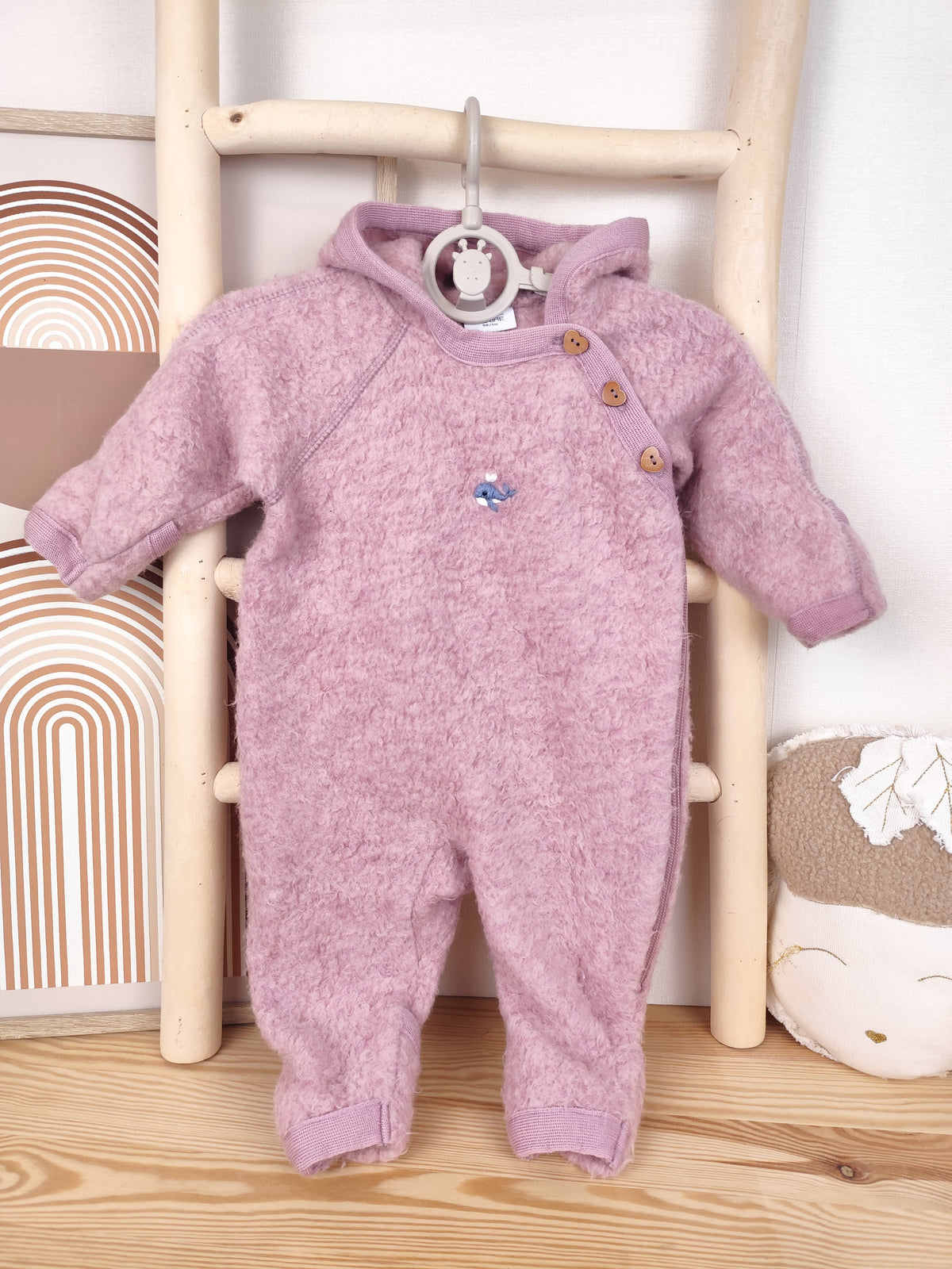 Hust & Claire - Overall - Wollfleece - Größe 56