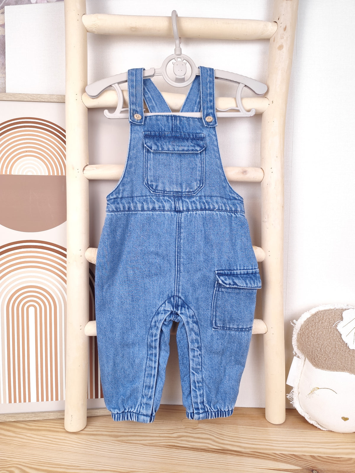 Zara - Latzhose - gefüttert - Größe 74