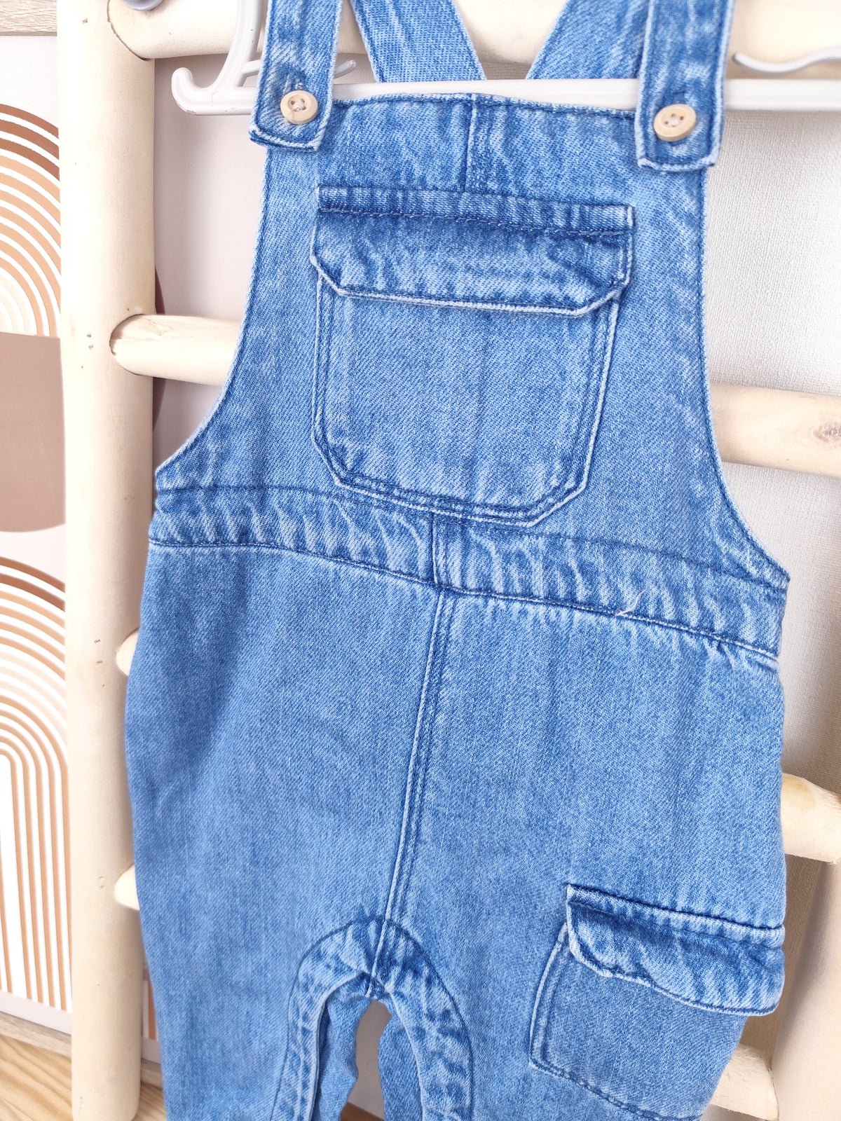Zara - Latzhose - gefüttert - Größe 74