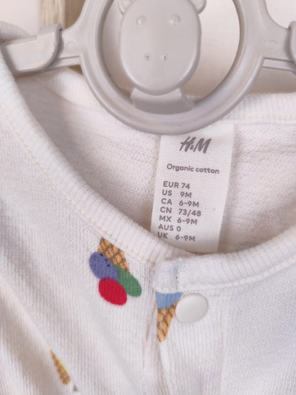 H&M - Strampler - Größe 74