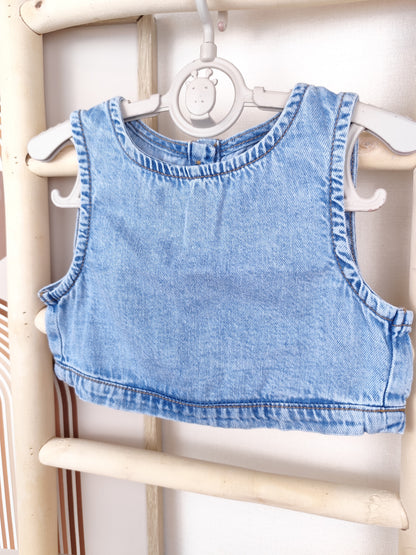 Kiabi - Jeans Überziehtop - Größe 104